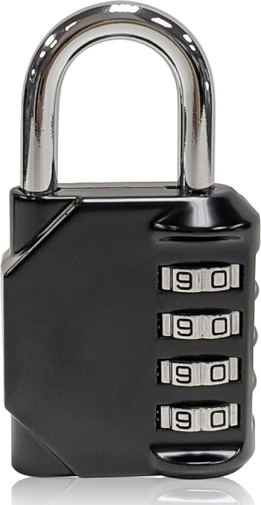 Waterproof 4-Digit Combination Lock - Customizable, Keyless Security for Travel