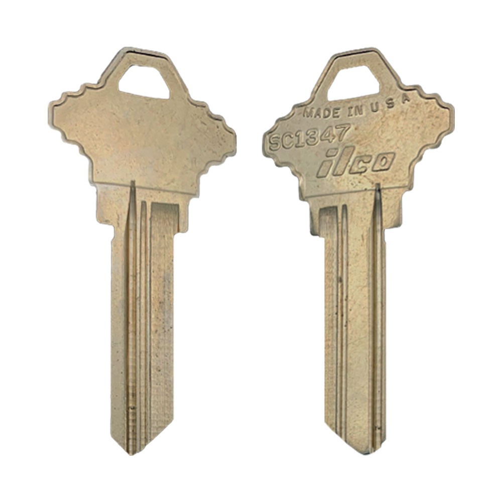 SC1347 Key Blank 6-PIN Brass