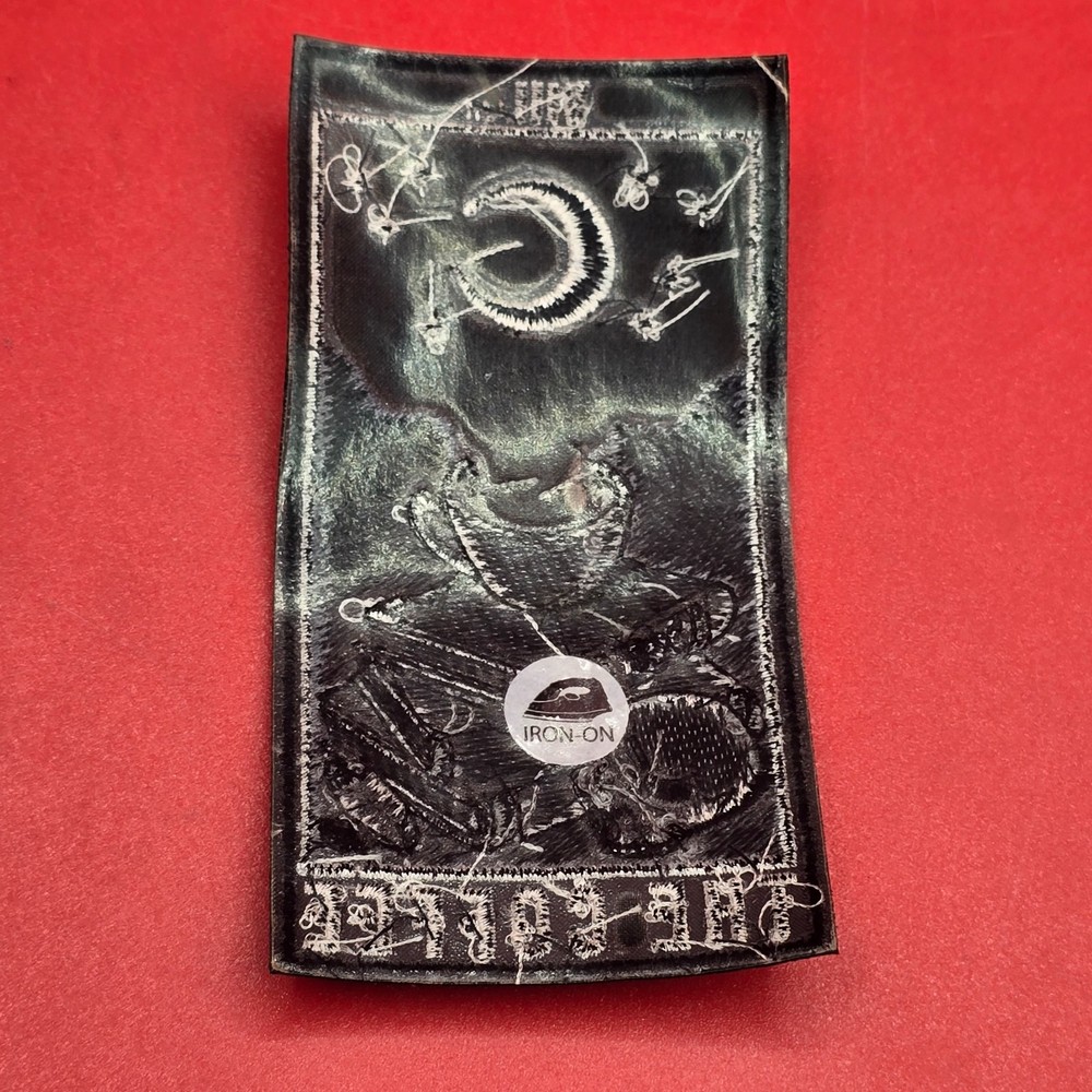 Vintage Hot Topic Coffee Tarot Card Patch Embroidered
