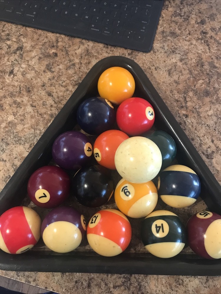Vintage Pool Ball Set