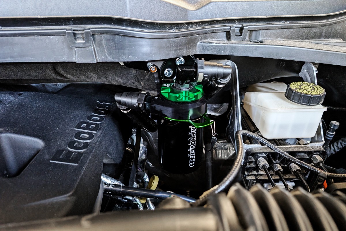 CCS Oil Catch Can Kit for 2015+ Ford F-150 3.5L V6, Raptor R 5.2L V8