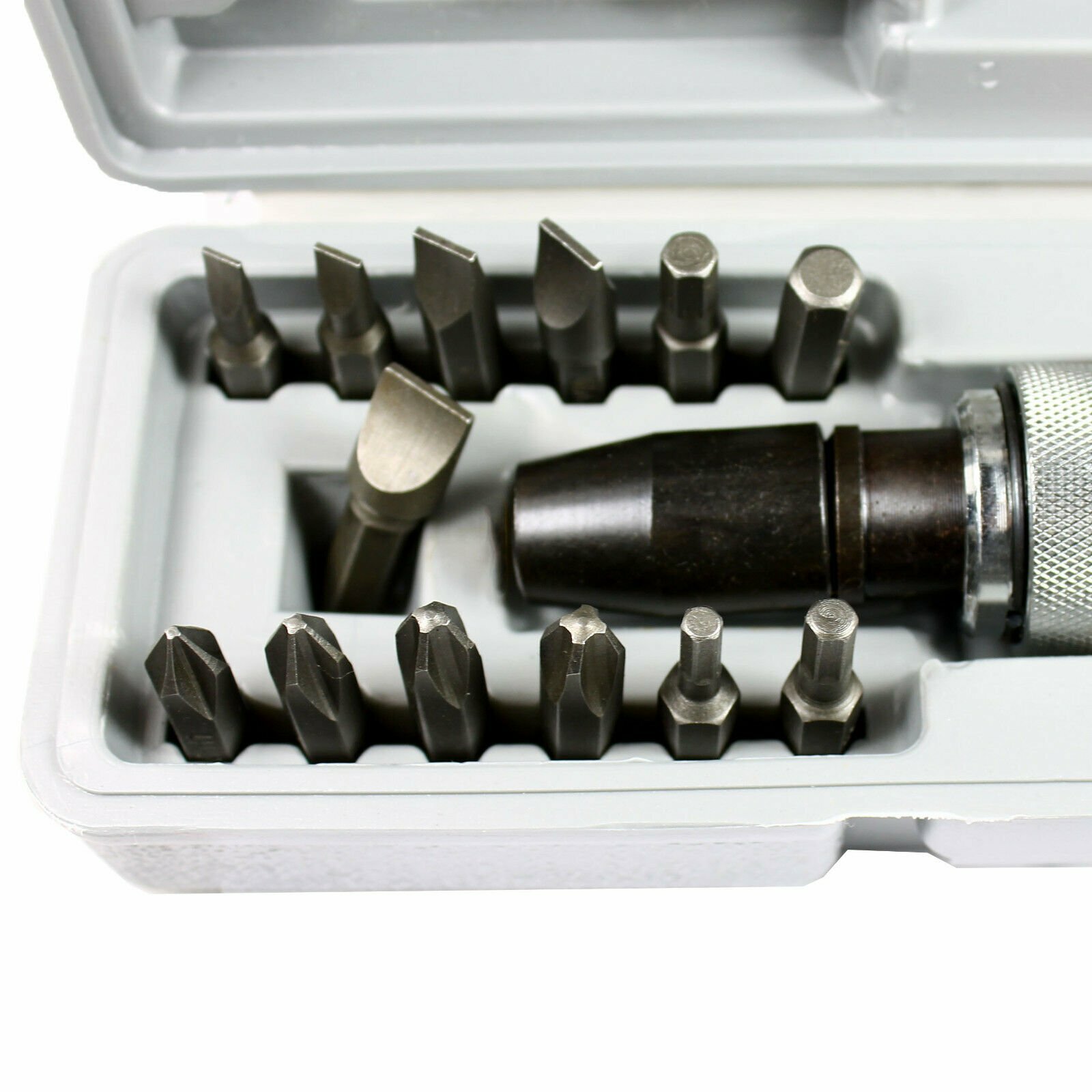 14 Pcs Heavy Duty Impact Driver Bits Screwdriver Set Tool Socket Kit with Case