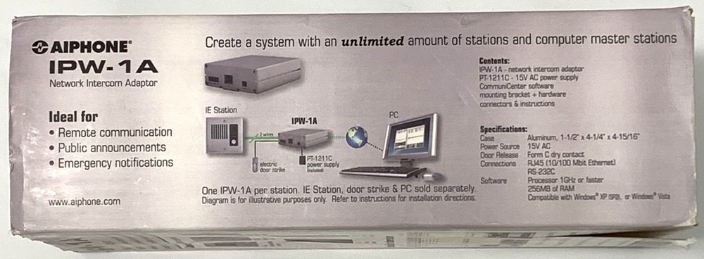 Aiphone IPW-1A Network Intercom Adaptor