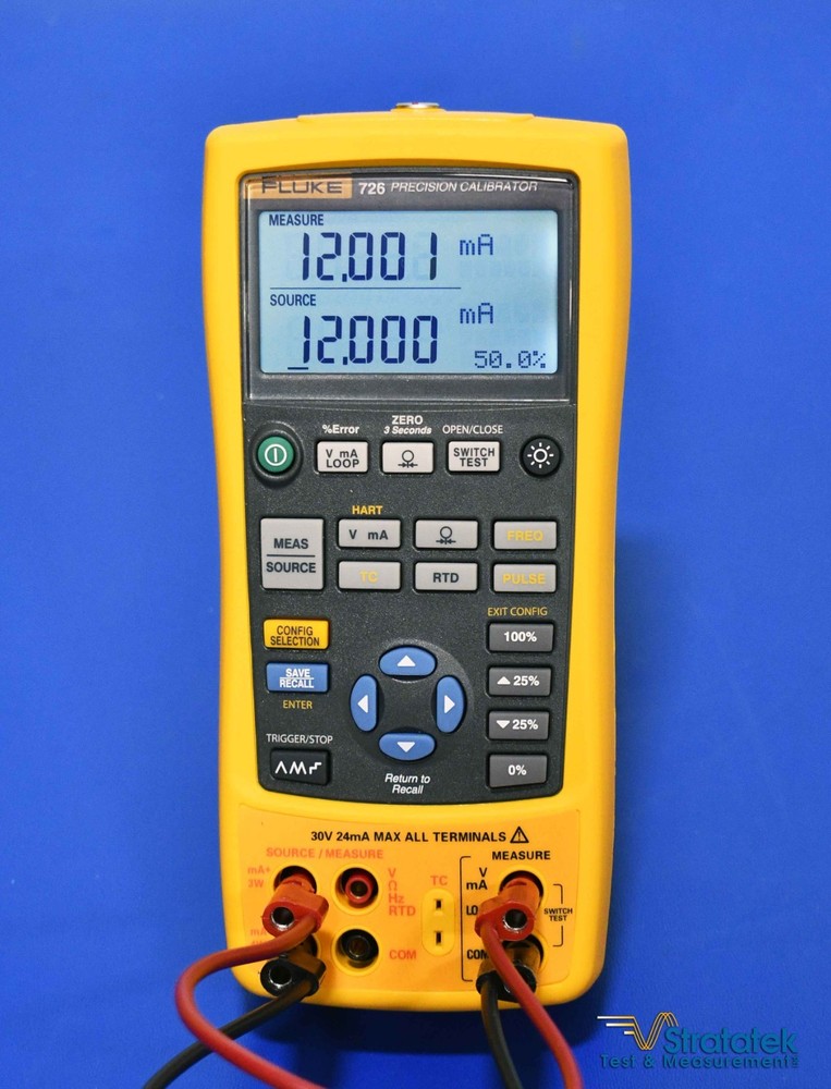 Fluke 726 Multifunction Process Precision Calibrator - NIST Calibrated with Data