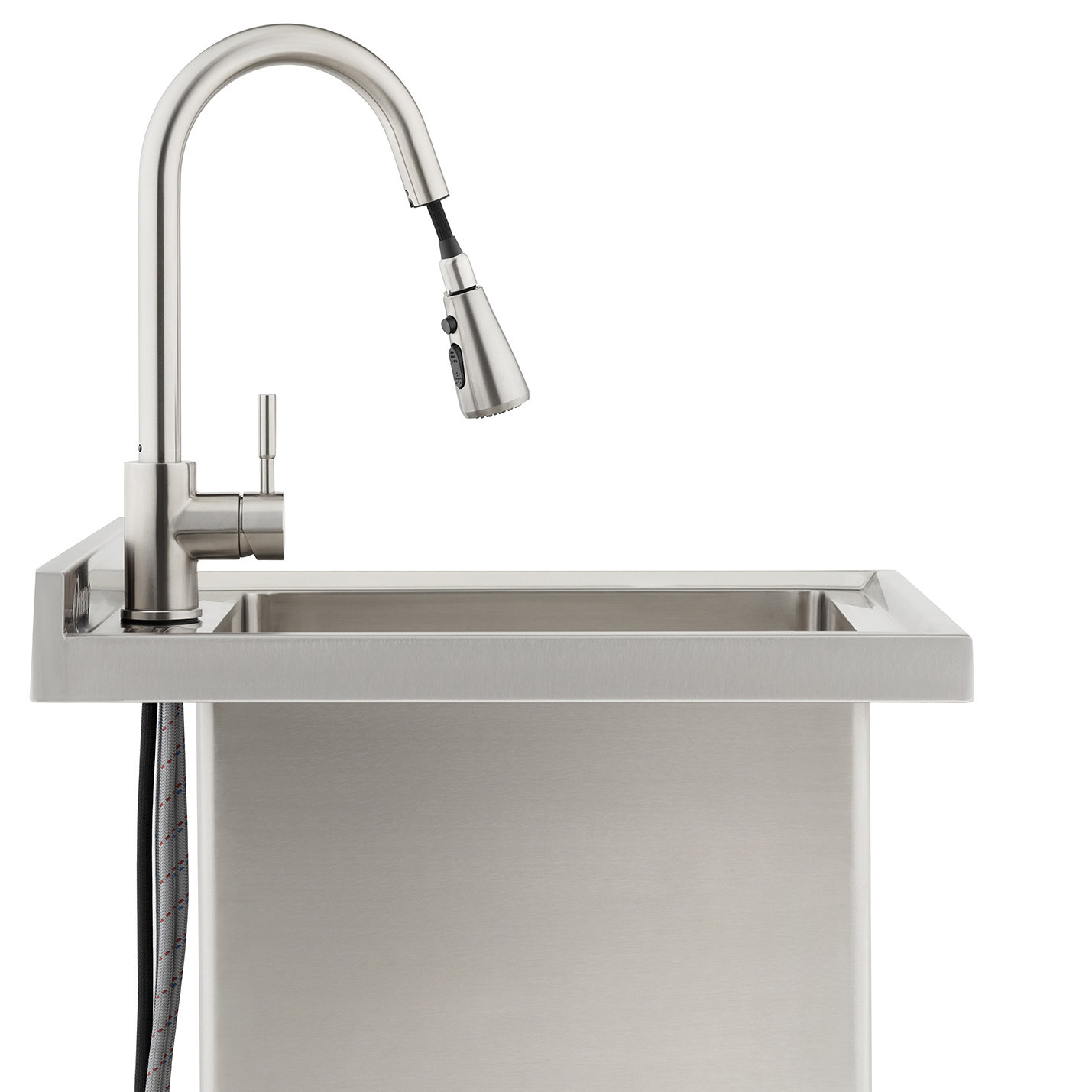 TRINITY 18” x 16” x 13” Stainless Steel Utility Sink with Pull-out Faucet, NEW