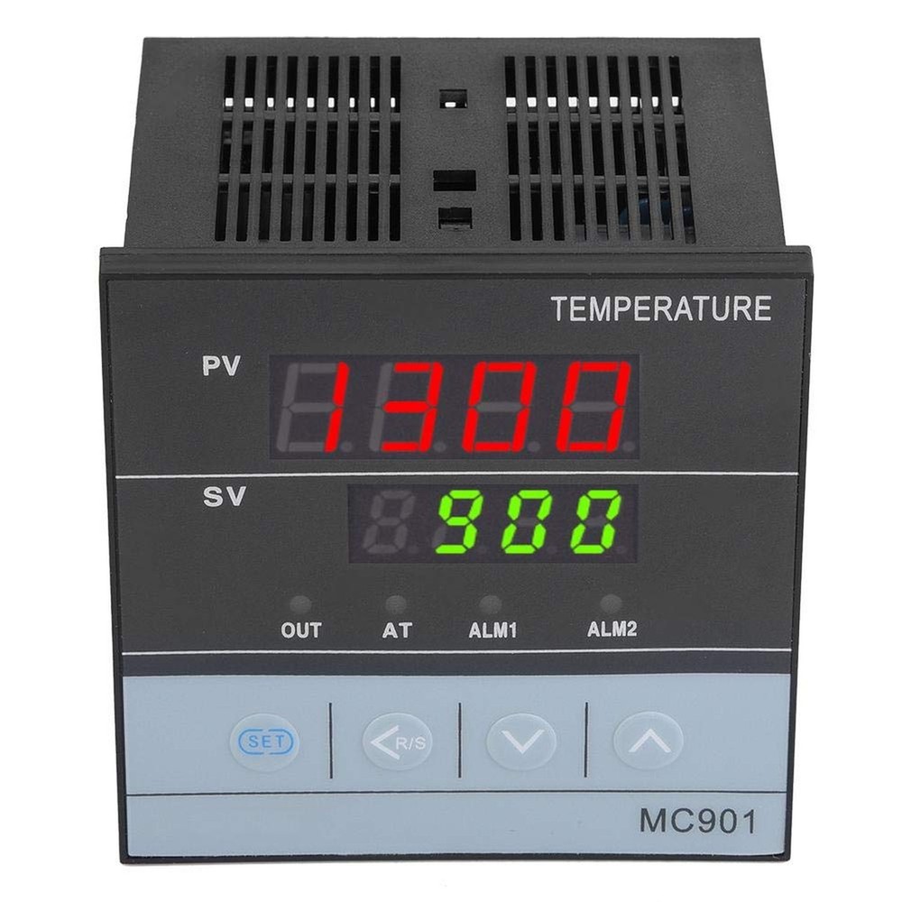 MC901 Digital Temperature Controller, PID K Type Thermostat PT100 Sensor Inpu...