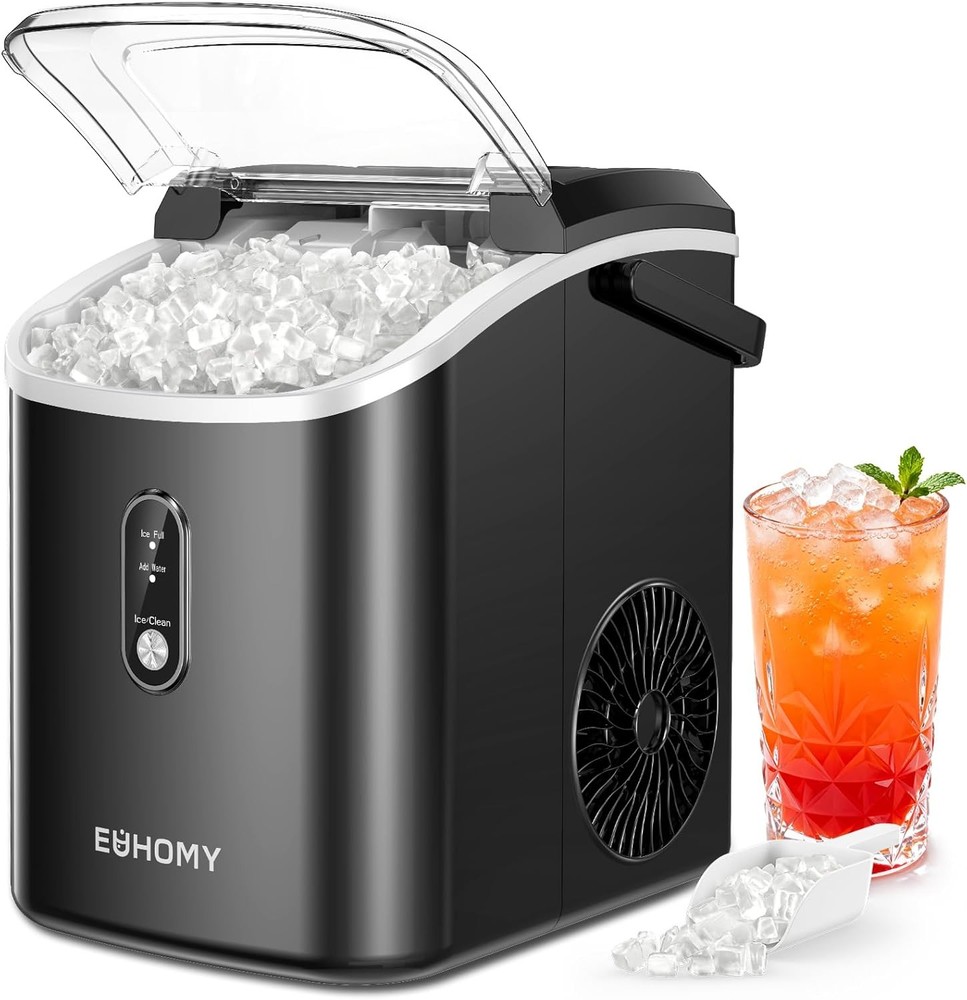 Black Nugget Ice Maker 38 lbs