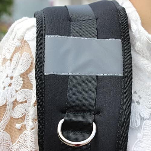 Waterproof Shoulder Strap with Adjustable Belt for Shoulder Bag Backpack Black