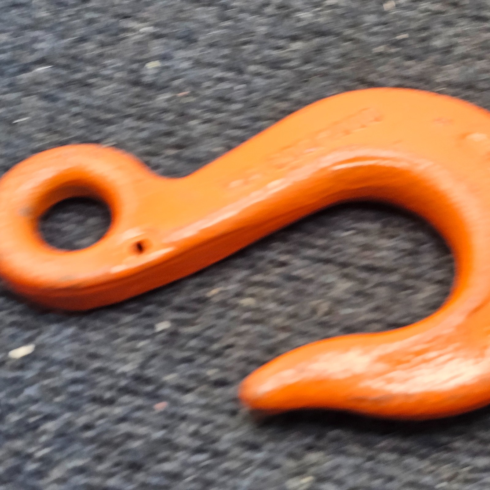 (QTY 2) CM HA800/1000 9/32" Eye Sling Hook Herc Alloy (Missing Safety Latch)