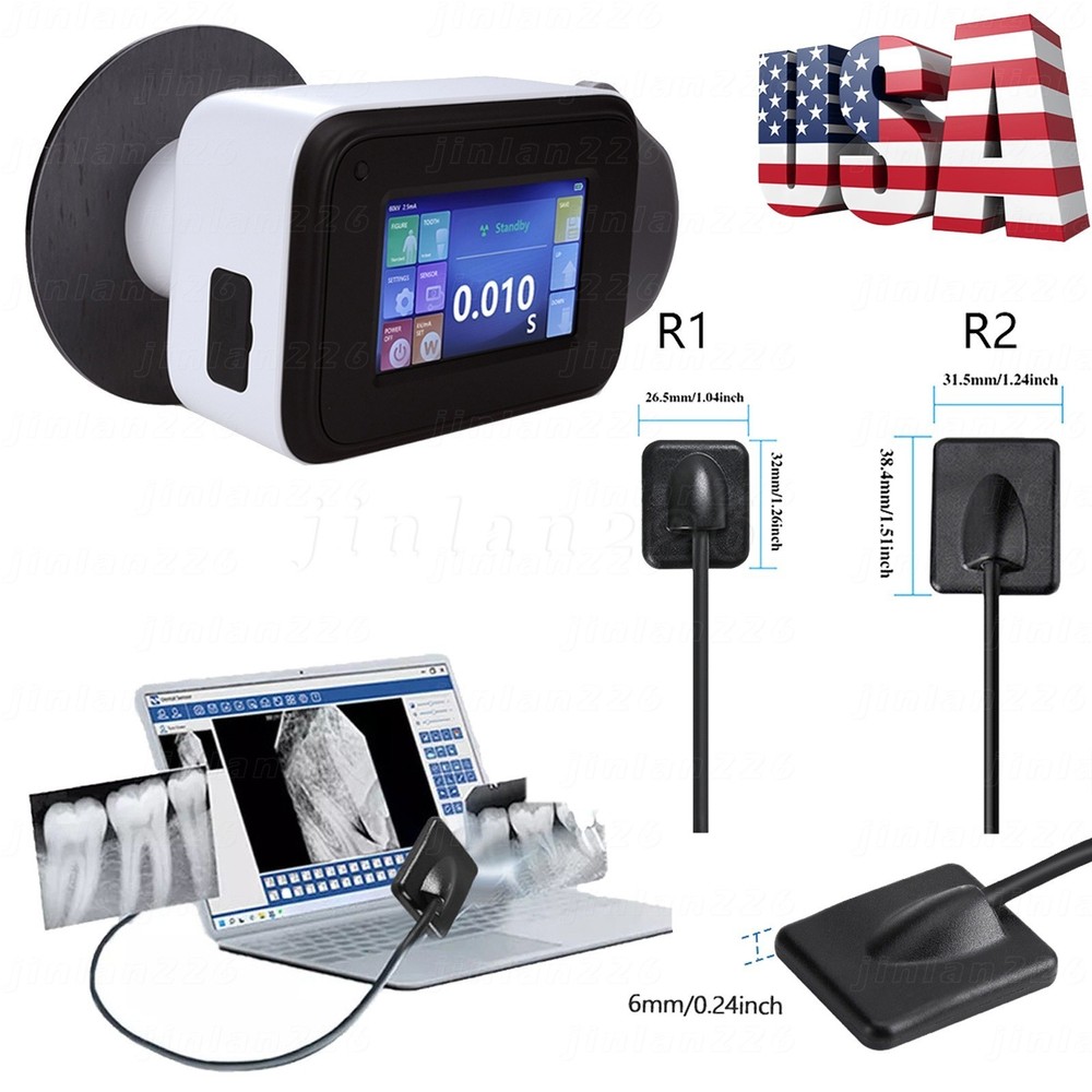 Dental X Portable Rayos Digital Machine Imaging System + Scatter Shield / Sensor