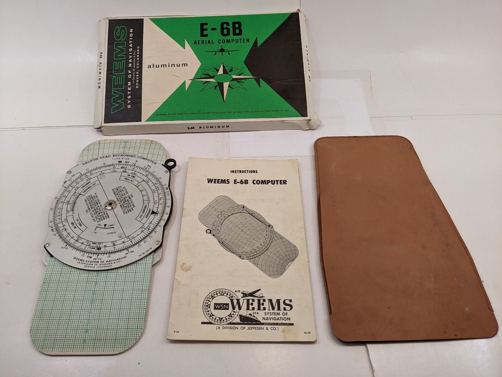 LOT of Pilot Tools Weem Flight Computer E-6B, Felsenthal Dial-a-con, Plotter, ++