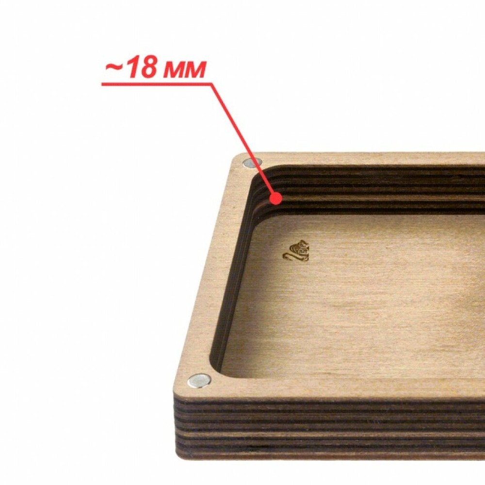 Plywood Needlework Box + 38 spools Needlework Organizer Thread/Floss organizer