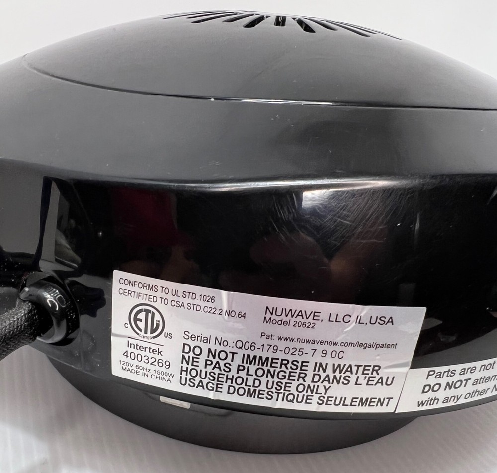 Nuwave Pro Plus Model 20622 Replacement Motor Head TESTED