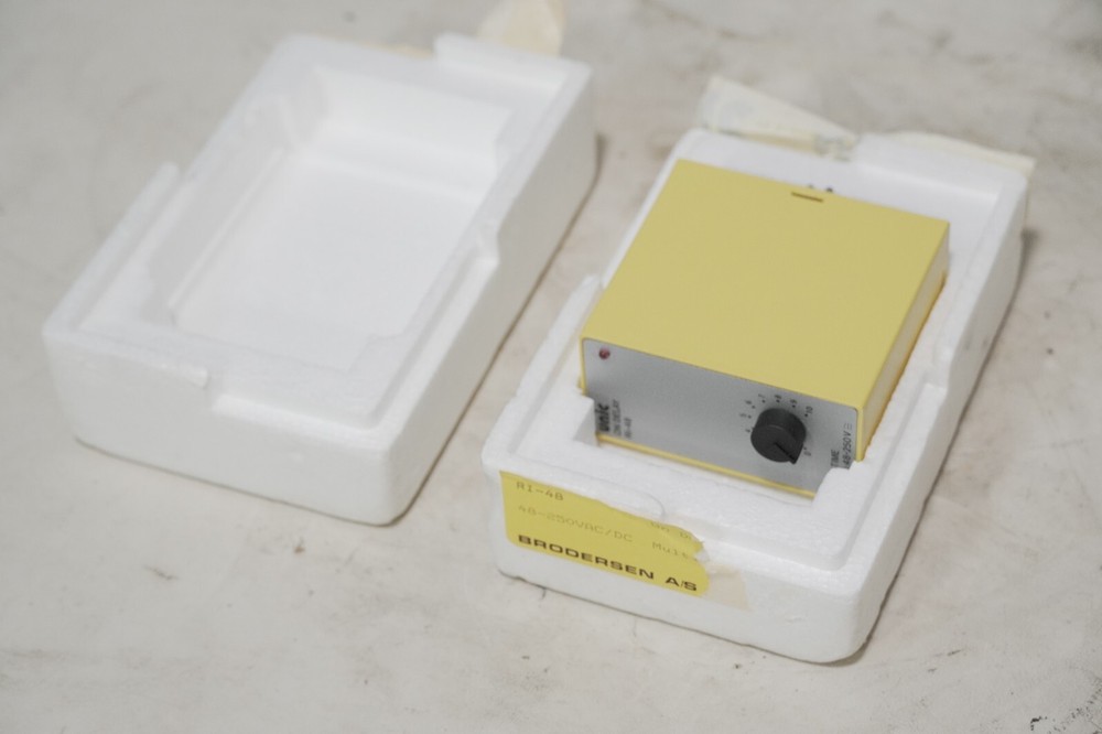 Unic RI-48 on delay timer relay, 0sec-10min, 48-250VAC/DC, multi-time