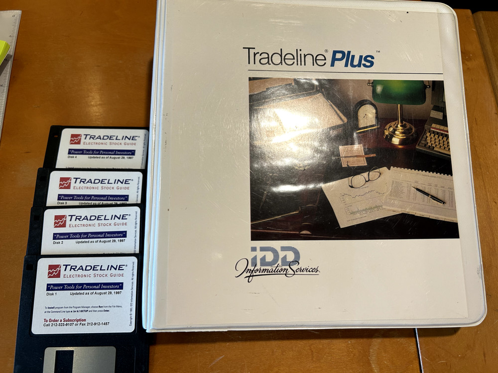 Tradeline Plus IDD Information services User's manual & software vintage