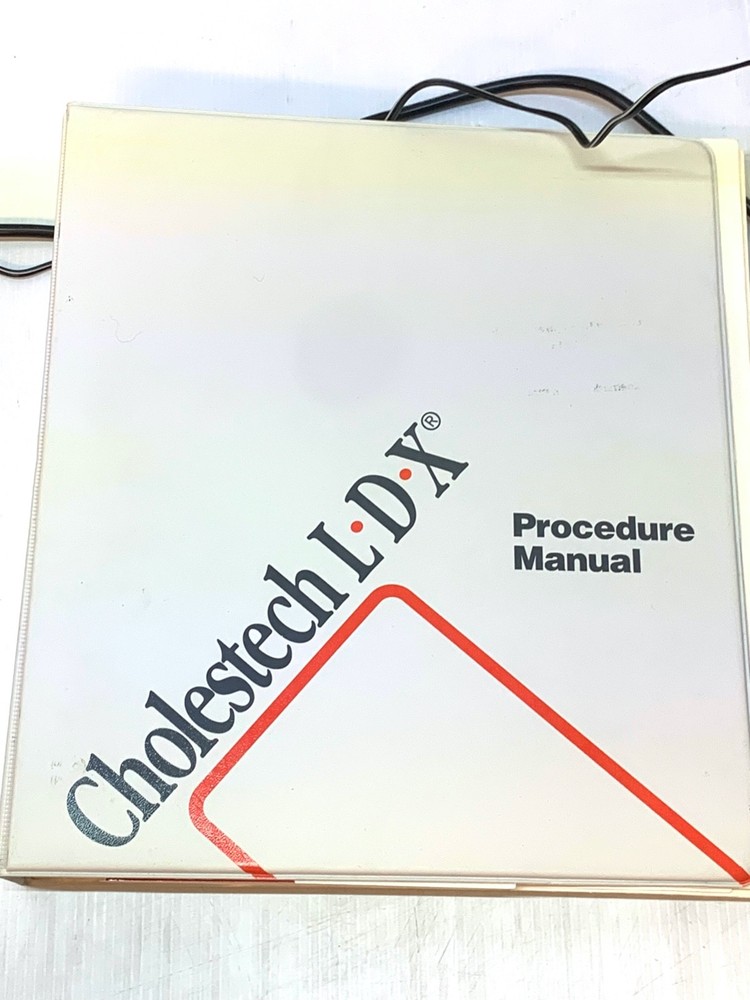 Cholestech LDX Analyzer & Printer With Manual & Instructions S8563