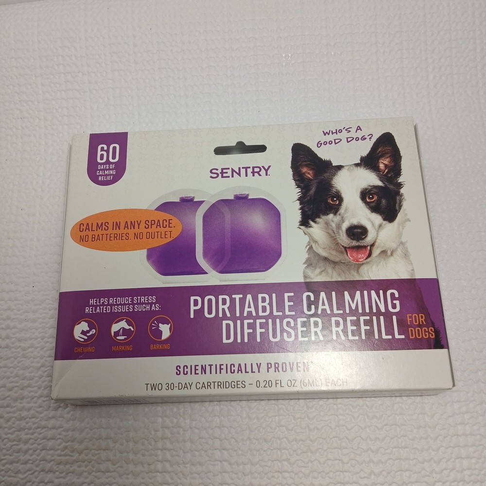Sentry Portable Calming Diffuser Refill for dogs.
