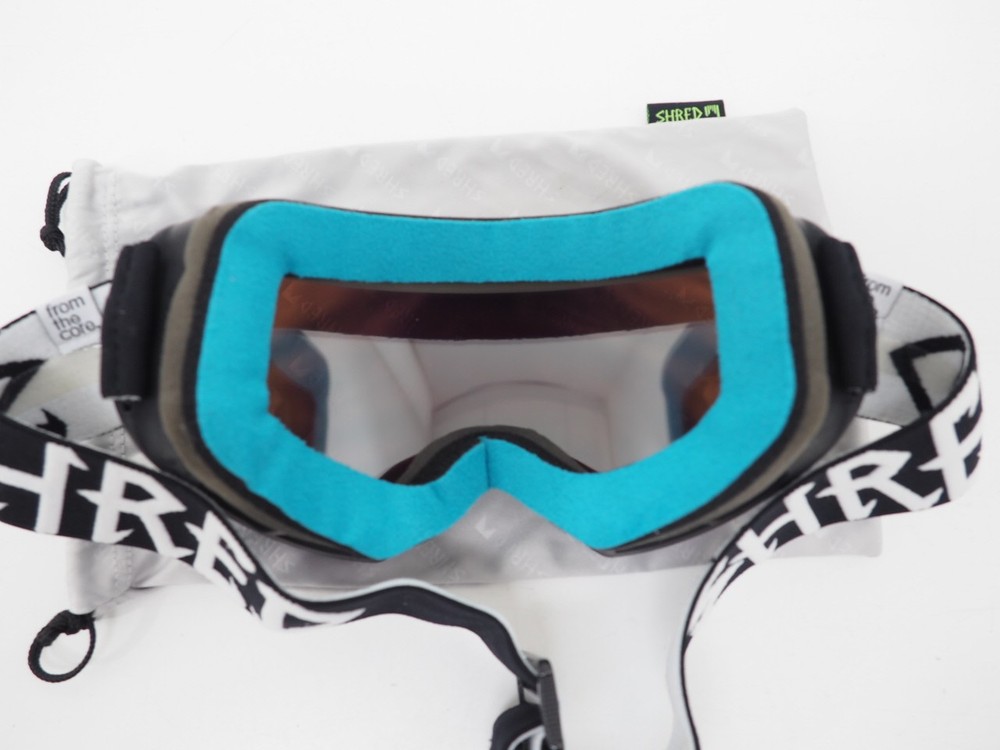 SHRED Optics Amazify Black CBL Plasma Mirror Nodistortion Ski Goggles