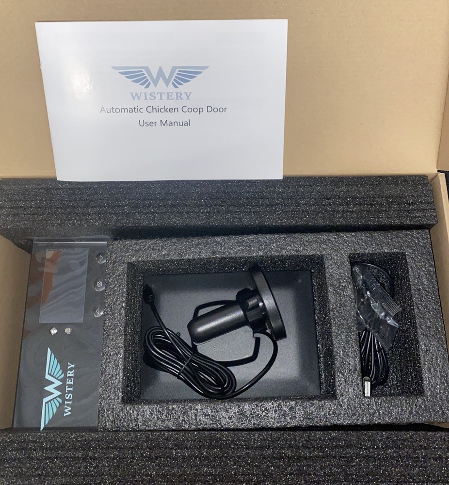 LARKBIRD Automatic Chicken Coop Door with Audio Recall Function, Solar