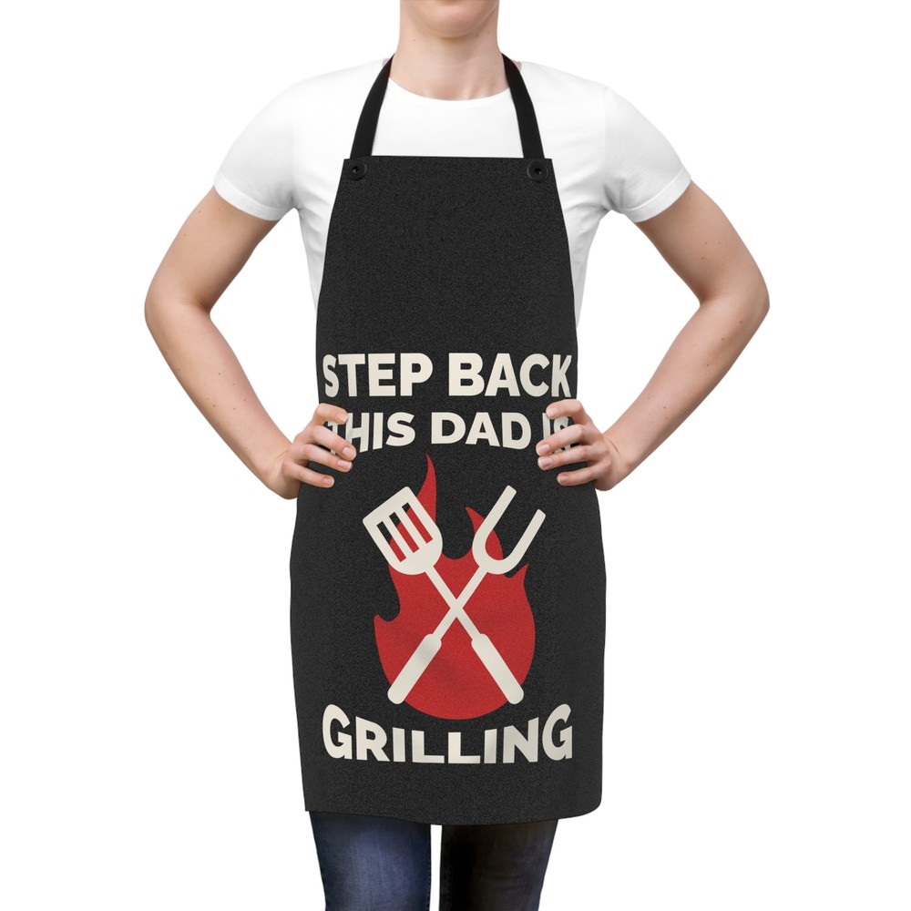 Grilling Dad Apron, Funny BBQ Gift, Father's Day Kitchenware