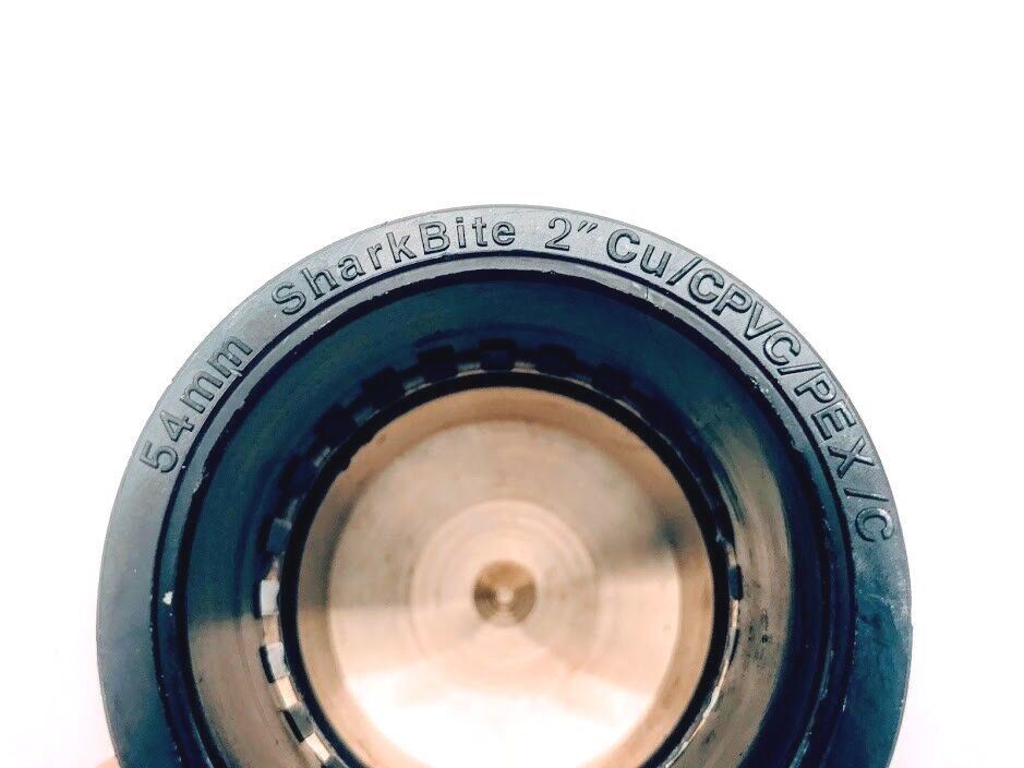 SharkBite 2" Copper CPVC PEX 54mm Adapter Cap