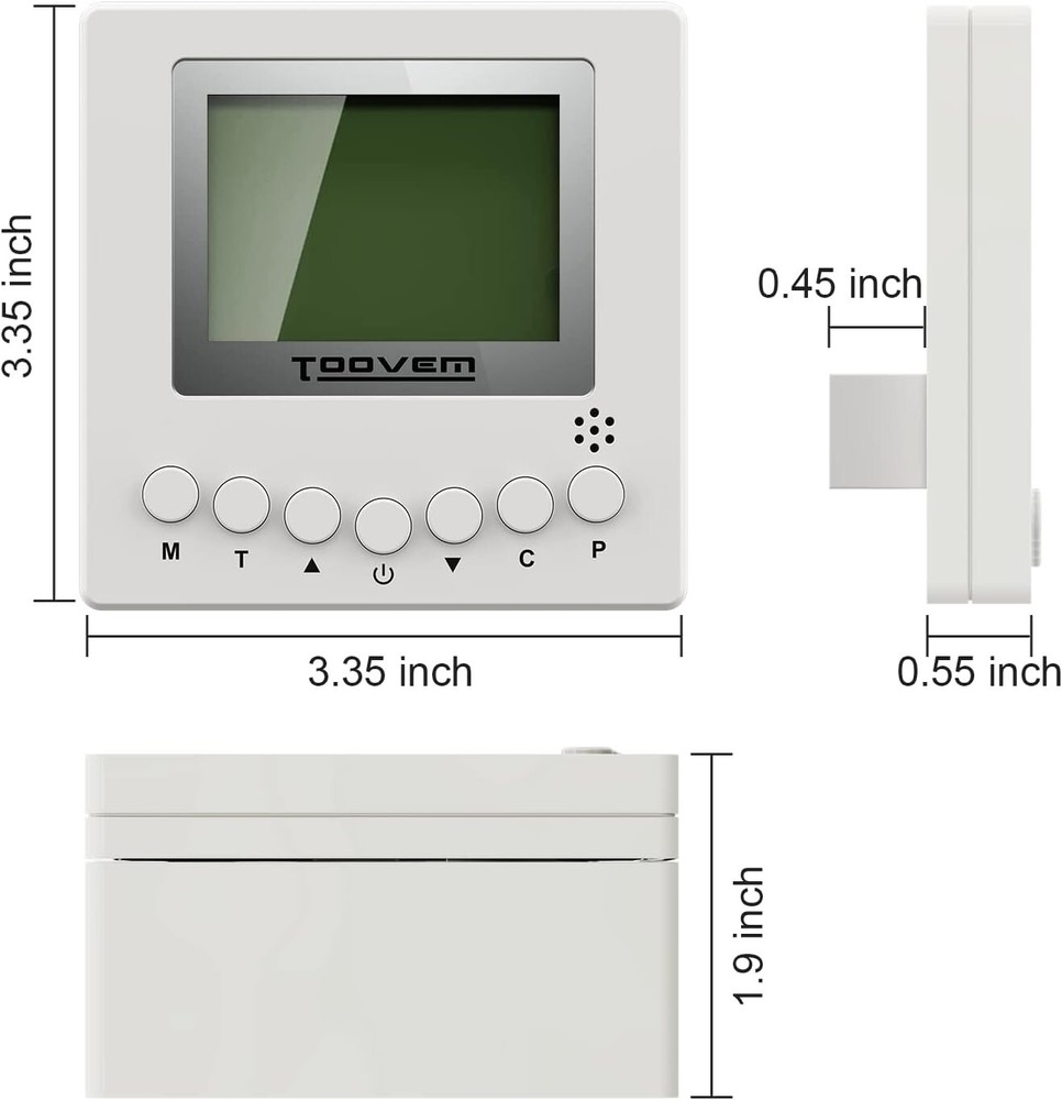 Abestorm Remote Controller,Digital Humidity,Temperature,Adapt the Humidity Level