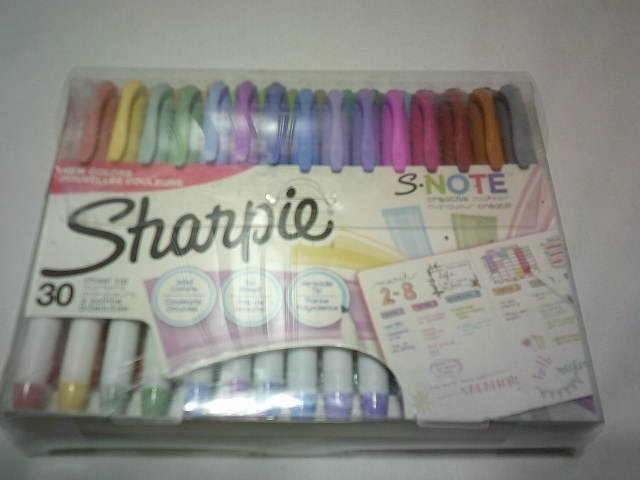 NEW LOT 30 SHARPIE S NOTE CREATIVE CHISEL TIP MARKERS MULTI-COLORS NO BLEED 🔥