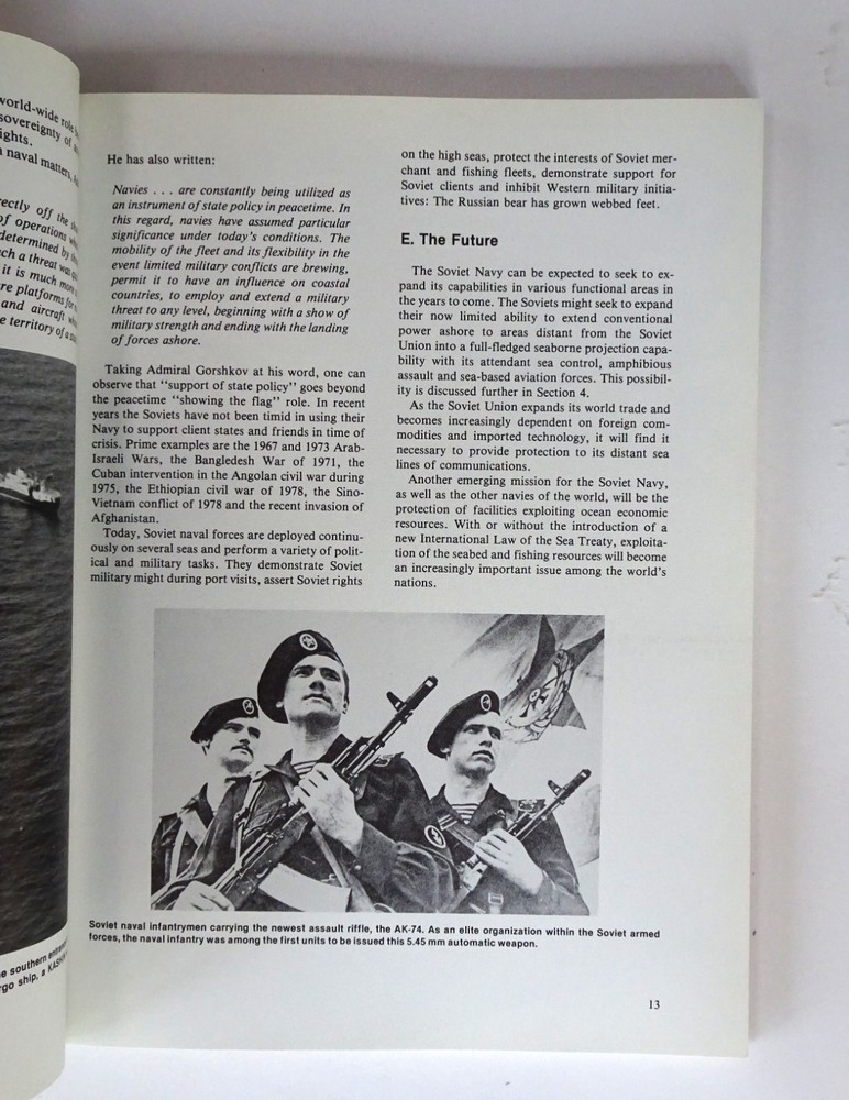 Understanding Soviet Naval Developments; 4th Edition, 1981, w/Insert