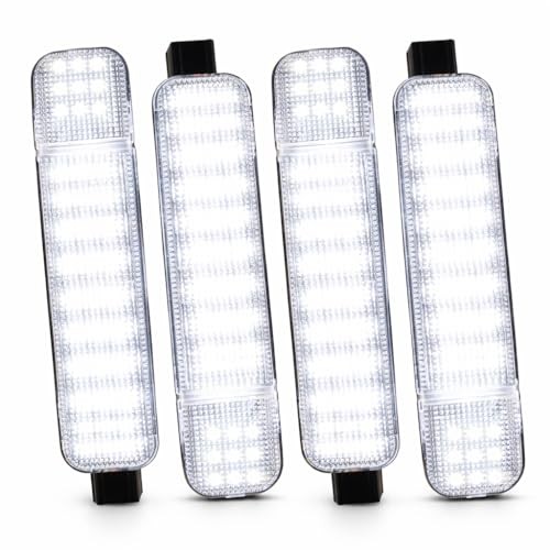 LED Interior Door Panel Courtesy Light White Compatible with 4 PCS White