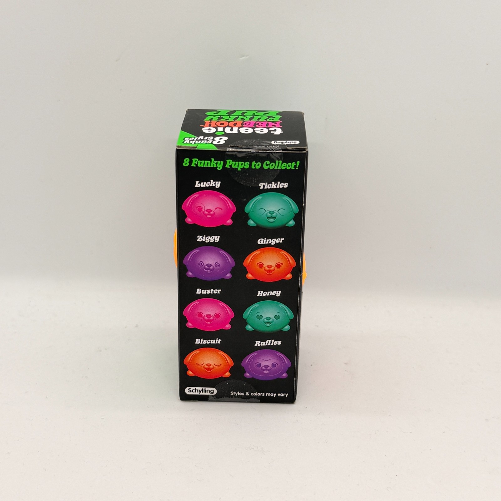 Teenie Funky Pup NeeDoh Squeeze Toy Neon Stress Ball - Set of 3 - CHOOSE COLORS!