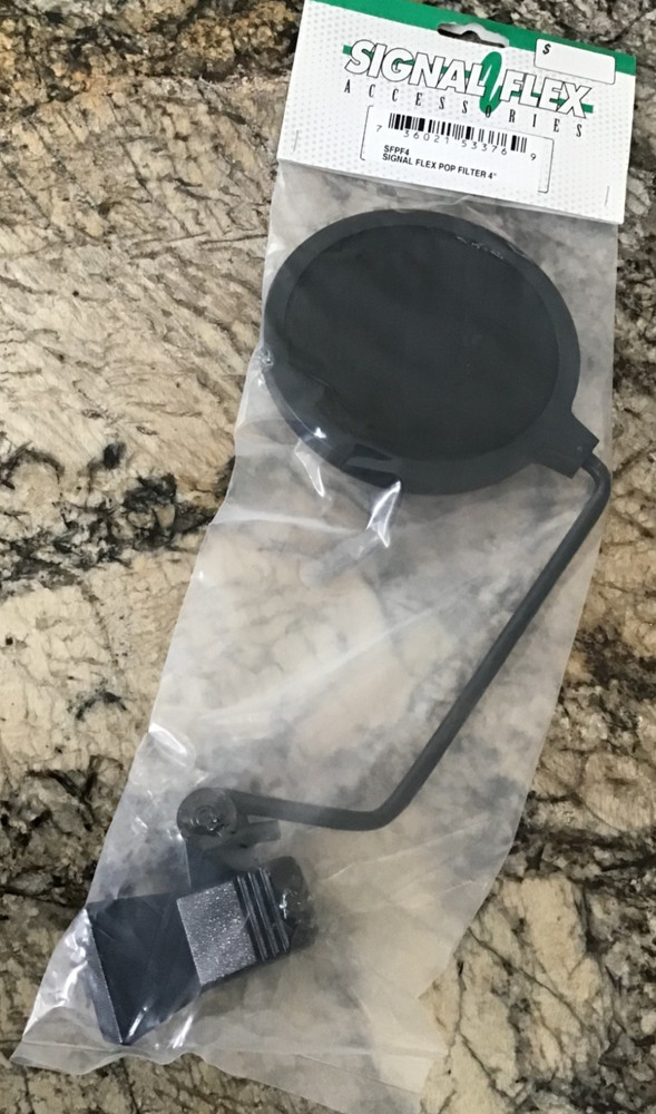 SIGNAL FLEX MICROPHONE MODEL SFPF4 POP FILTER 4" NEW!