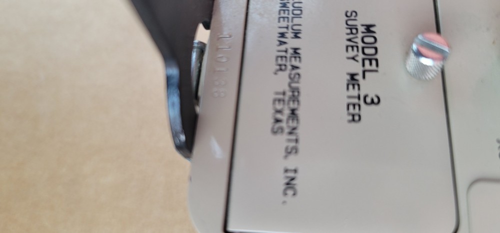 Ludlum Model 3 Survey Meter CPM 44-9