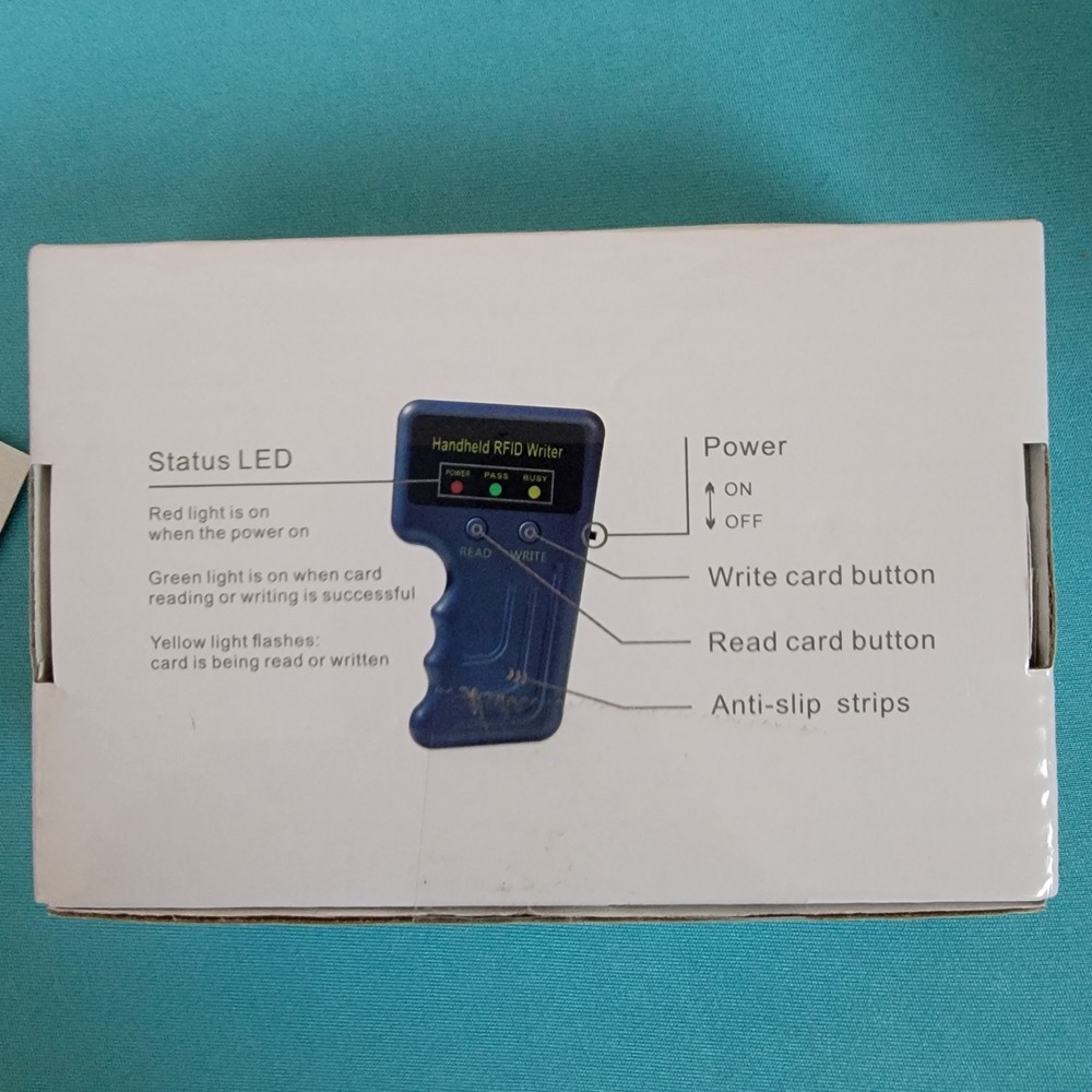 125KHz RFID Copier ID Card Reader Handheld Writer Access Control Card Duplicator