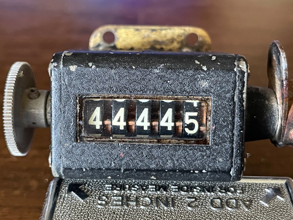 Antique Veeter Root 5-Digit Counter - Works! VEETER-ROOT Counter