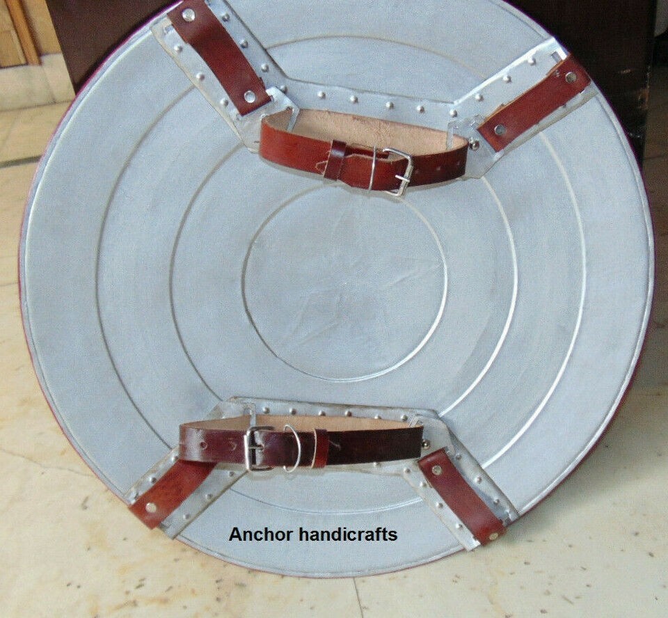 Captain America REPLICA Shield Round Shield Star Pattern Emerged Medieval 24"