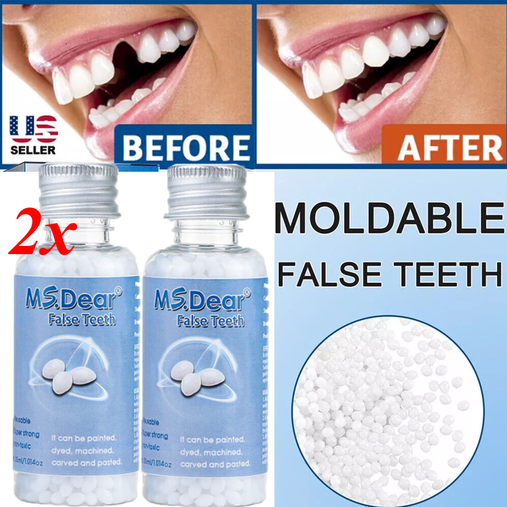 False Teeth Solid Glue Temporary Tooth Gap Filler Tooth Repair Moldable Denture