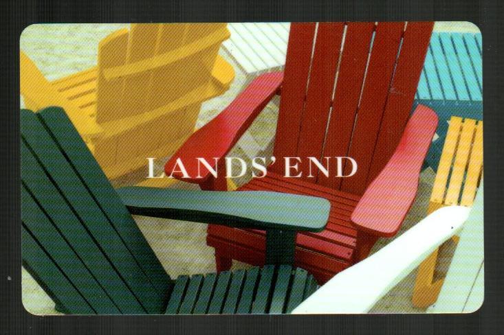LANDS' END Beach Chairs 2010 Gift Card ( $0 )