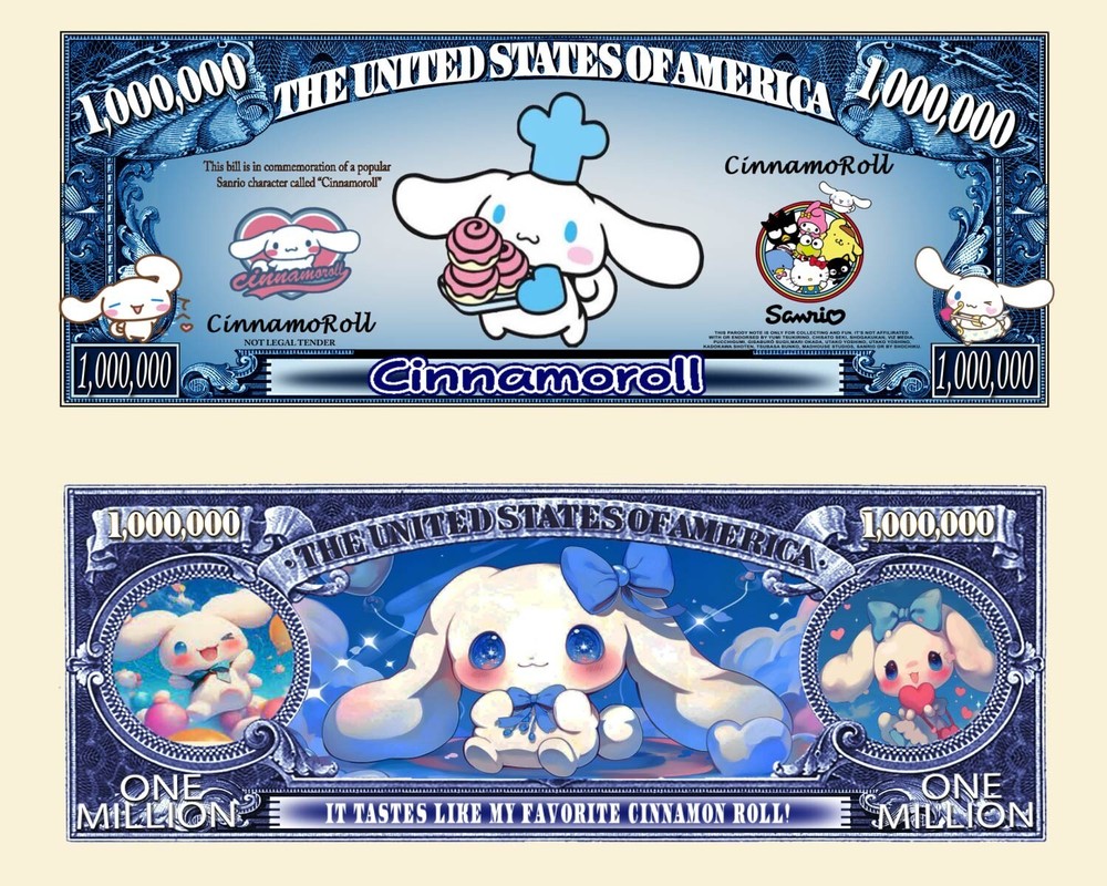 OUR CINNAMOROLL NOVELTY NOTE  (2 Bills)