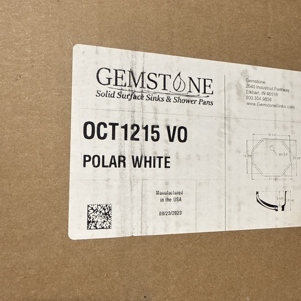 Gemstone Oct 1215 Ov Undermount Sink