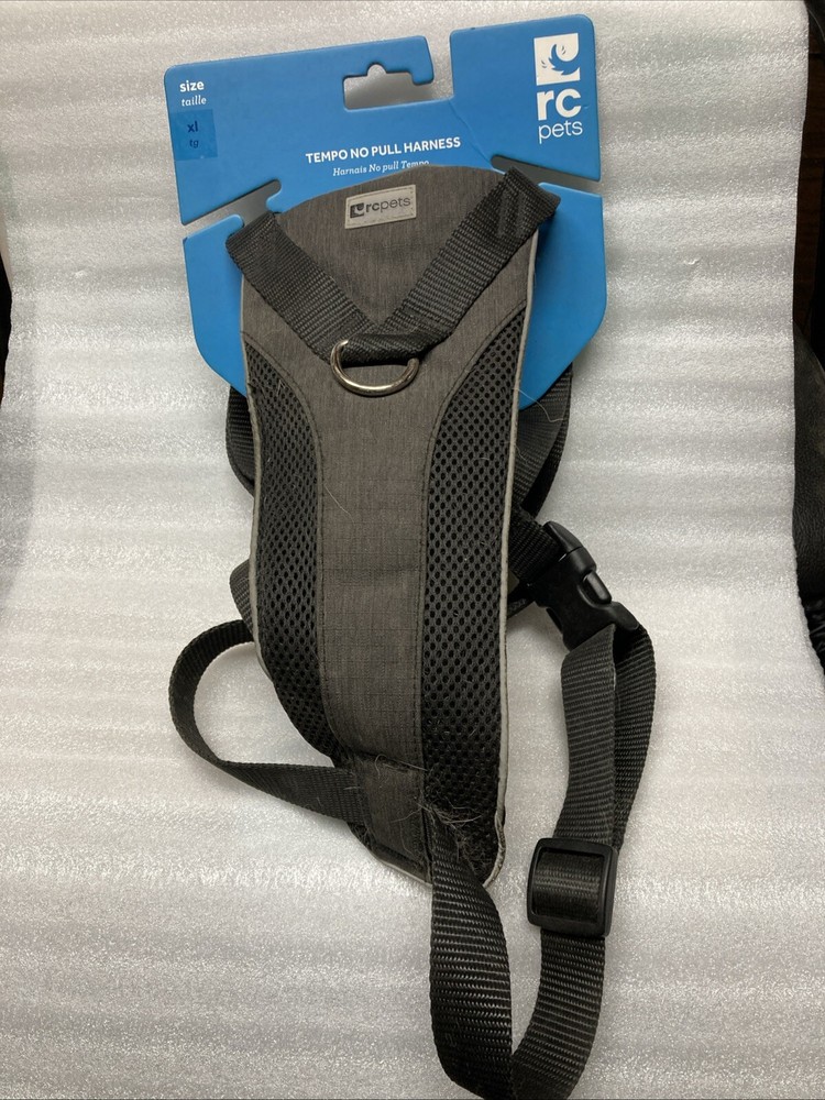 Tempo No Pull Harness XL Heather Black