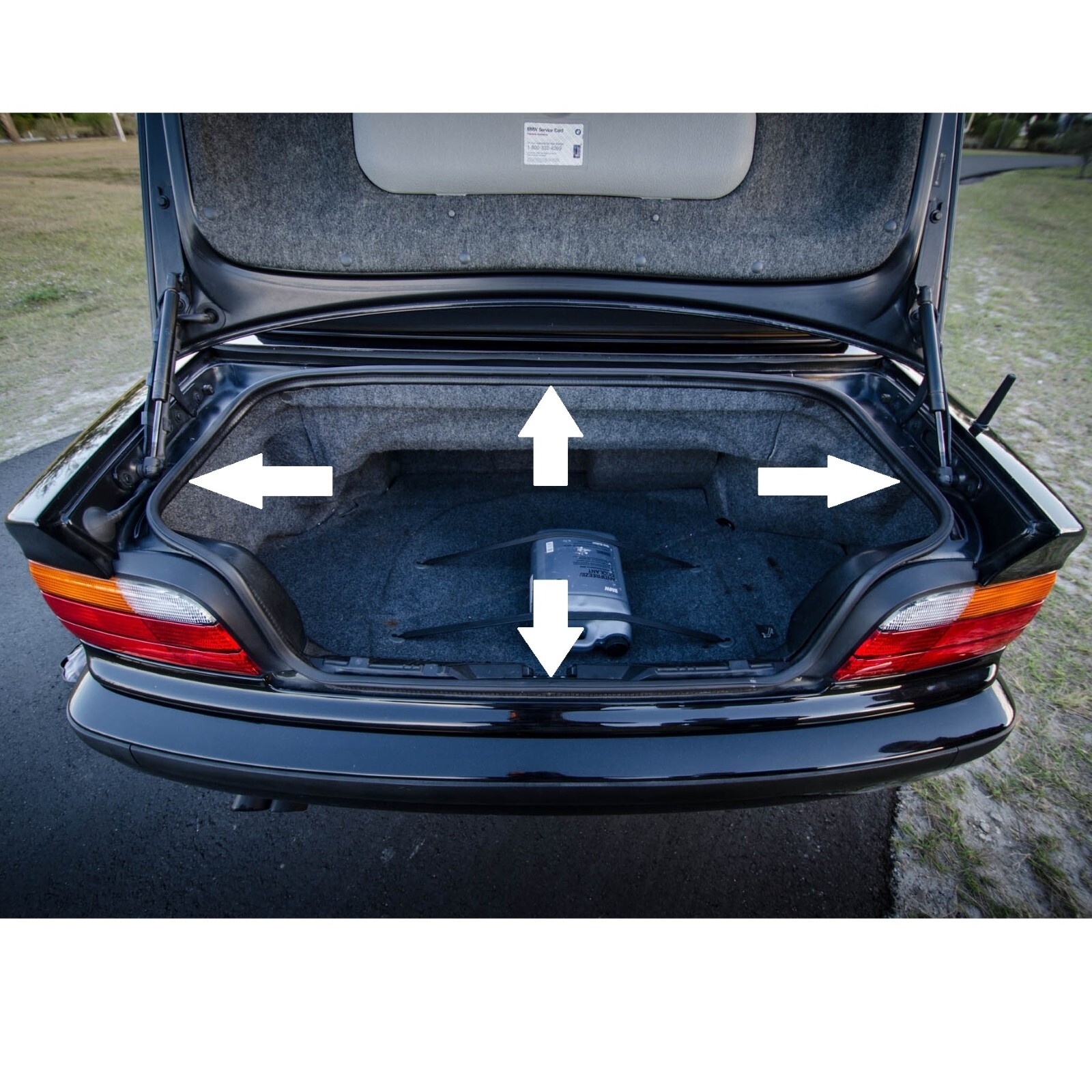 BMW E36 Coupe 4 Pieces Seal Kit for Door Seals + Sunroof Seal + Trunk Lid Seal