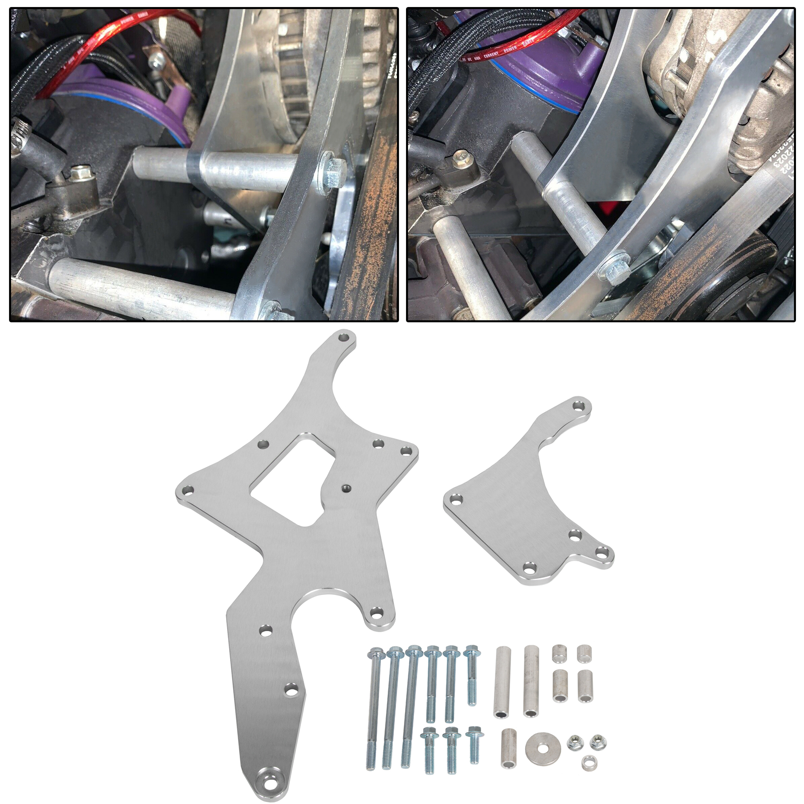 Serpentine Bracket Alternator Power Steering Pump Swap Conversion For LS Engines