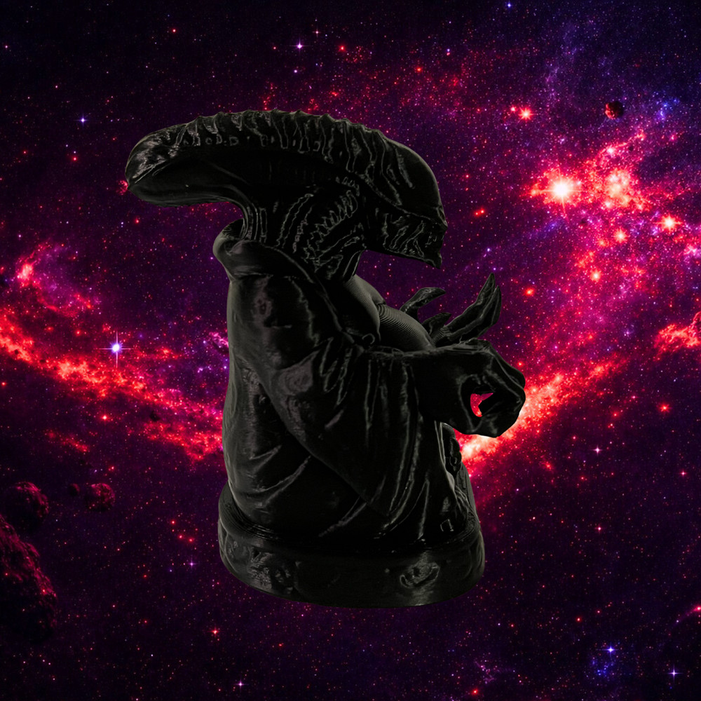 Alien Xenomorph Buddha Statue