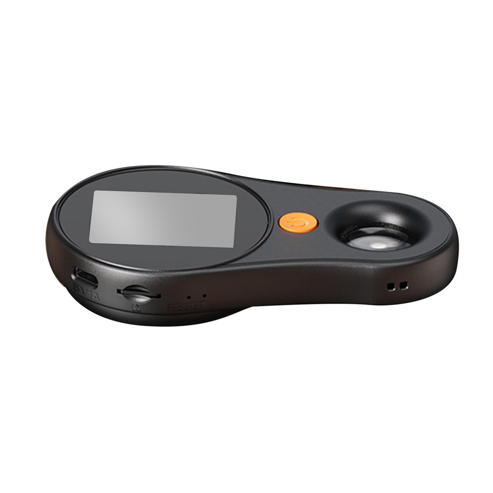 1Pc Black 500X Handheld Digital Microscope 2 Inch IPS Screen Microscope Camera.