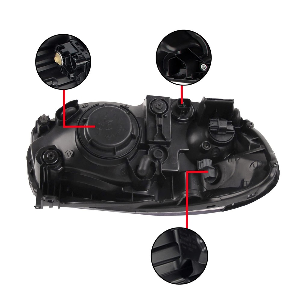 Left Halogen Headlight Clear Lens for 2007 2008 2009