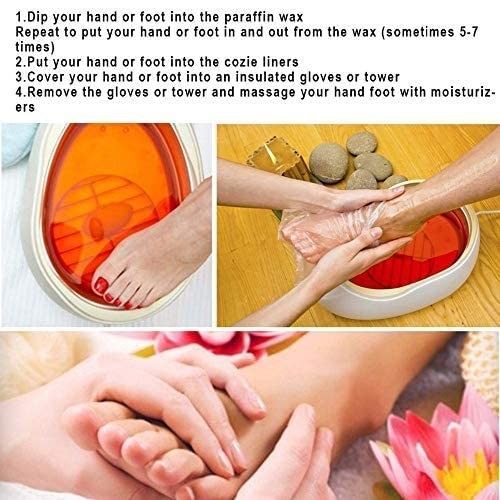 Paraffin Bath Liners for Foot Pedicure Hot Spa Wax Treatment, Larger Thicker...