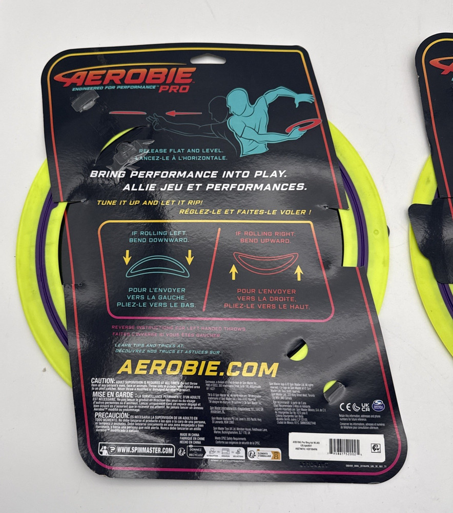 Aerobie Pro | Ring Outdoor Flying Disc by Spinmaster