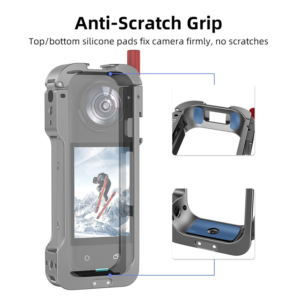 New Protective Frame Kit with Lens Cap For Insta360 X5 Camera Accessory