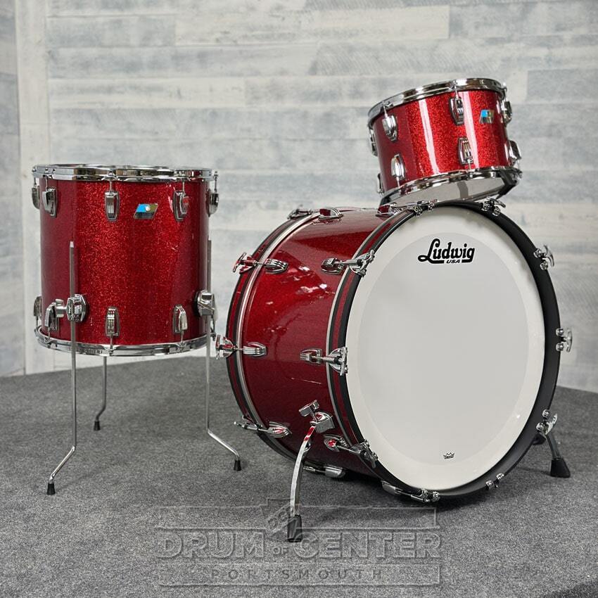 Ludwig Classic Maple Super 70s 3pc Drum Set "Big Red Machine"