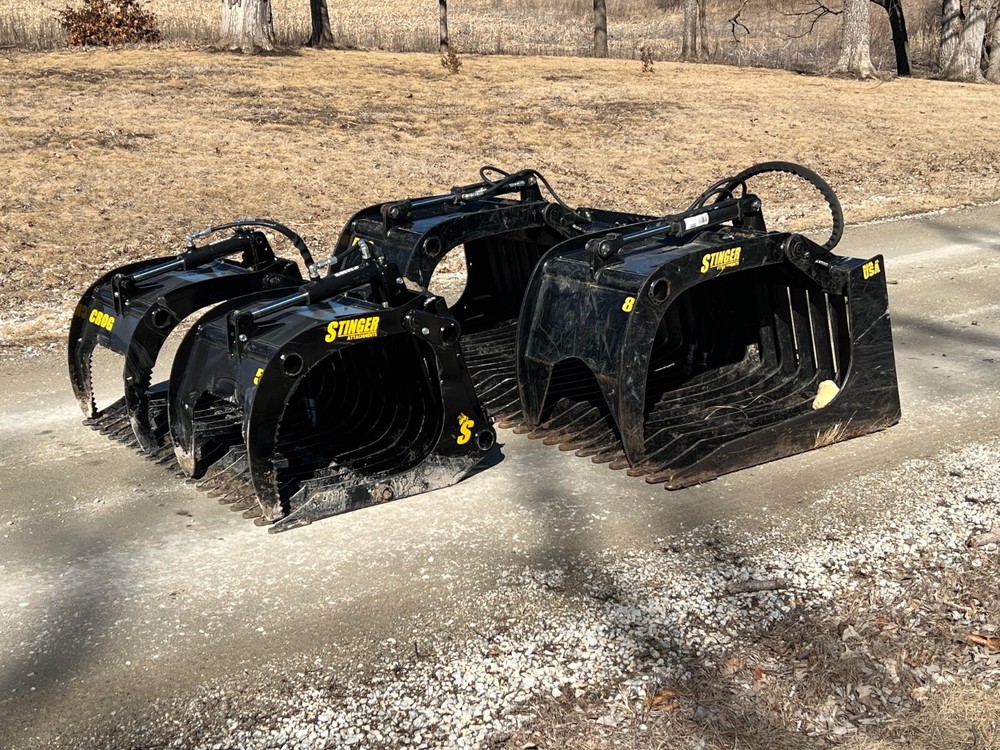 Stinger Compact Rock Grapple Bucket - CROG